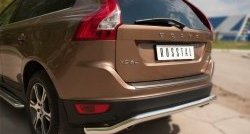 15 999 р. Защита заднего бампера (Ø63 мм волна, нержавейка) SLITKOFF  Volvo XC60 (2008-2013)  дорестайлинг  с доставкой в г. Кемерово. Увеличить фотографию 6