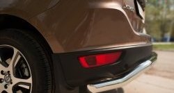 15 999 р. Защита заднего бампера (Ø63 мм волна, нержавейка) SLITKOFF  Volvo XC60 (2008-2013)  дорестайлинг  с доставкой в г. Кемерово. Увеличить фотографию 7