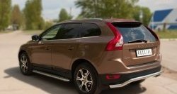 15 999 р. Защита заднего бампера (Ø63 мм волна, нержавейка) SLITKOFF  Volvo XC60 (2008-2013)  дорестайлинг  с доставкой в г. Кемерово. Увеличить фотографию 8