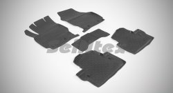 Износостойкие коврики в салон с высоким бортом SeiNtex Premium 4 шт. (резина) Volvo XC70 (2007-2016) дорестайлинг, рестайлинг