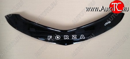 999 р. Дефлектор капота Russtal (короткий) ЗАЗ Forza лифтбэк (2010-2017)  с доставкой в г. Кемерово
