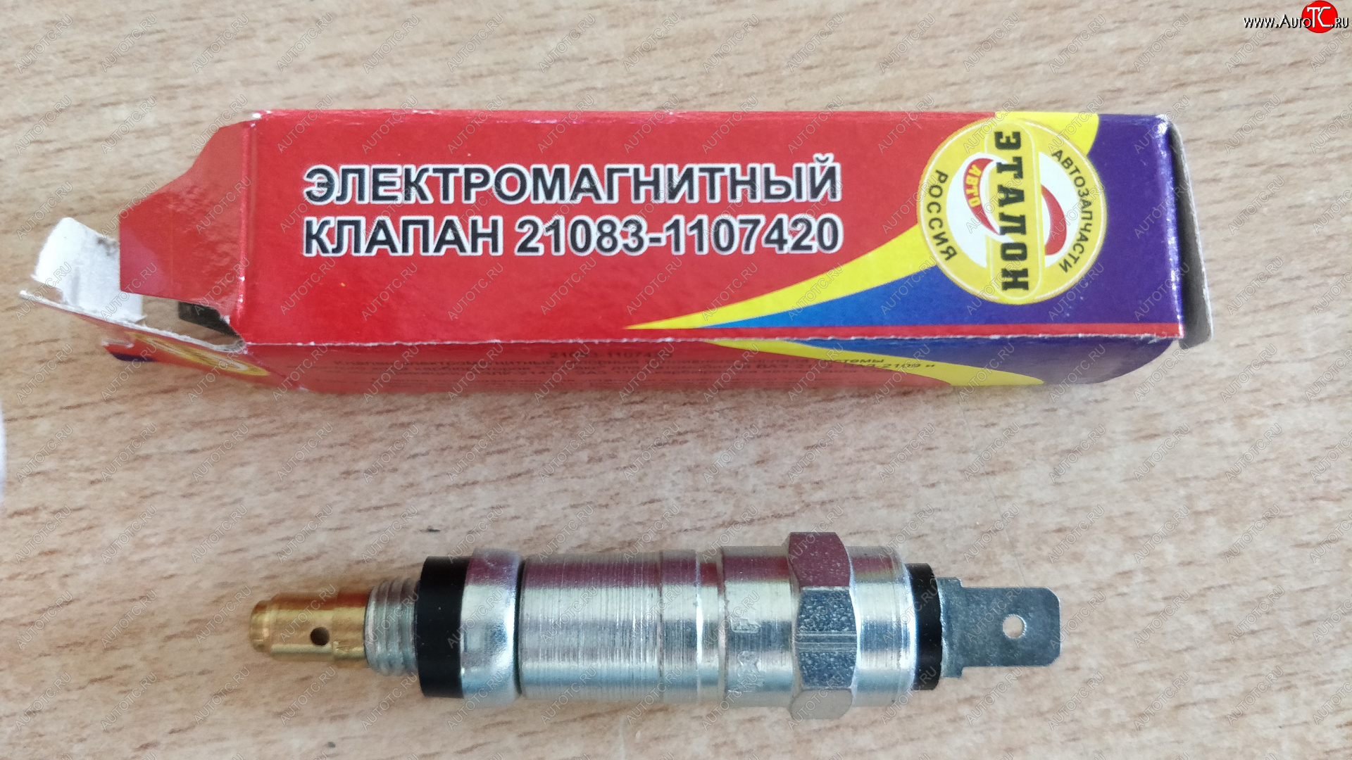 99 р. Электромагнитный клапан Эталон (21083-1107420) Лада 2115 (1997-2012)  с доставкой в г. Кемерово