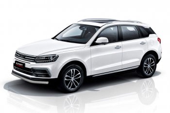 6 999 р. Защита переднего бампера Slitkoff (d57 мм)  Zotye Coupa  B11F (2019-2021) (Сталь с полимерным покрытием. Цвет: серебристый)  с доставкой в г. Кемерово. Увеличить фотографию 1